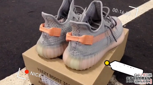 Yeezy 350 V2灰橙3.0半透明开箱测评 Yeezy 350 V2 True Form上脚图赏析