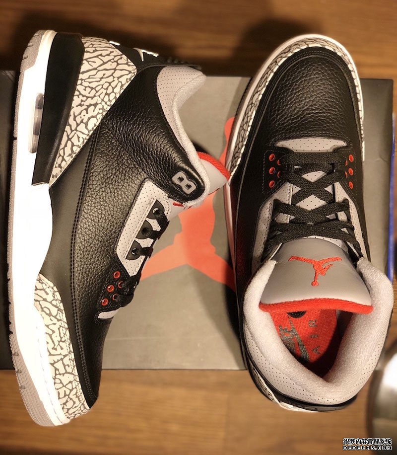 AJ3黑水泥真假对比 AJ3黑水泥2018复刻版鉴定方法